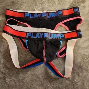 PlayPump jock and backless brief bundle